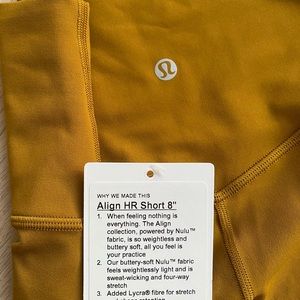 Align HR Short 8” - NEW WITH TAGS SIZE 2